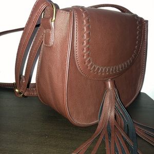 Burgundy/Rust Shoulder Bag
